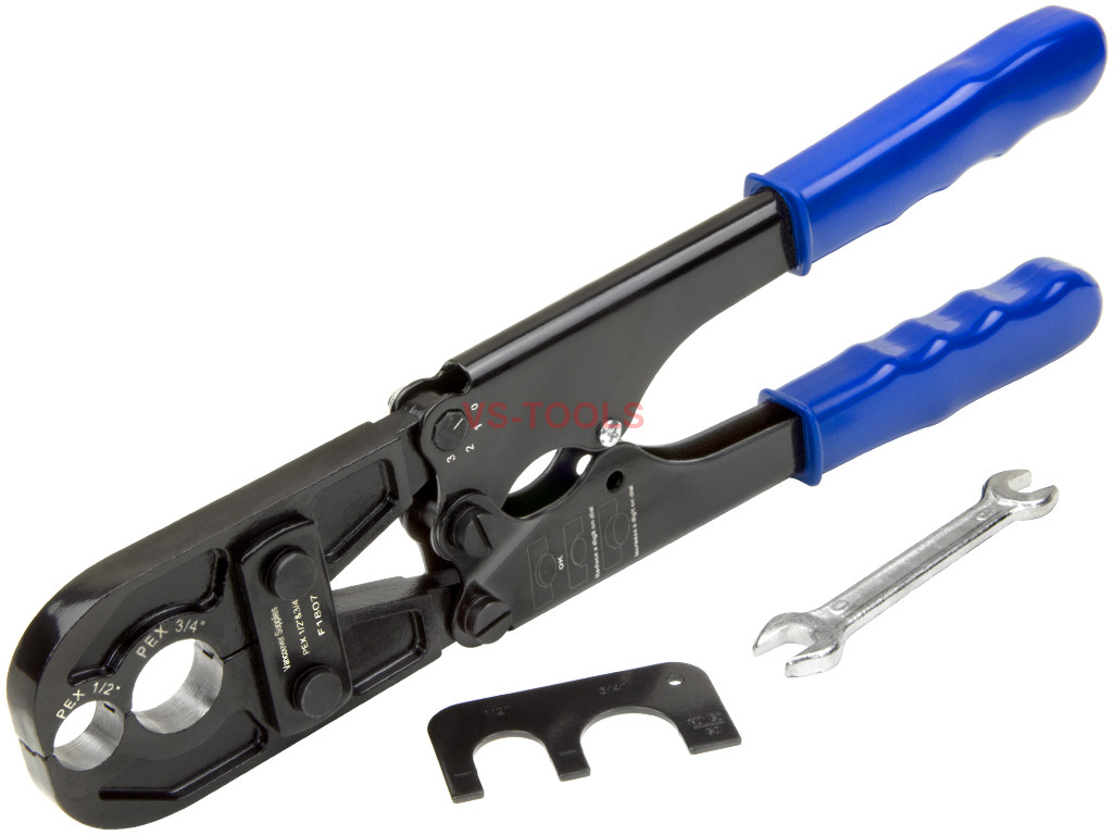 1/2 3/4 PEX Tubing Pipe Crimper Copper Crimp Ring Clamps